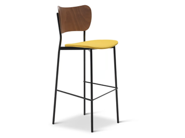 RAMI METAL 344-M - High steel stool with footrest by Origins 1971 - view 2